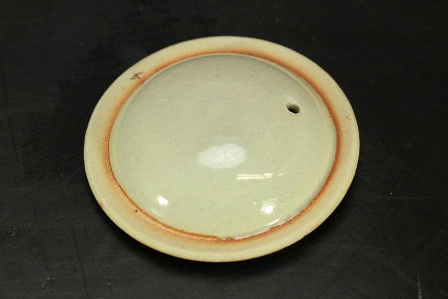 九谷 金彩色絵 庄三作 茶壷 煎茶(A374)