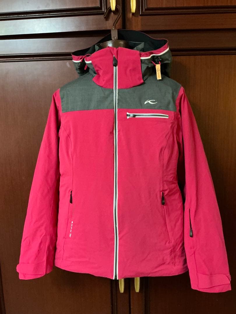 チューススキーウェア 女性用　上下セット　ピンク/グレー