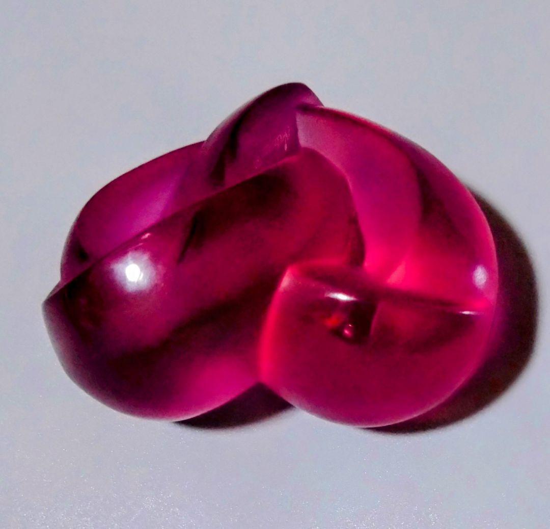 ラリック　LALIQUE ハート　置物　オブジェ　インテリア　クリスタル