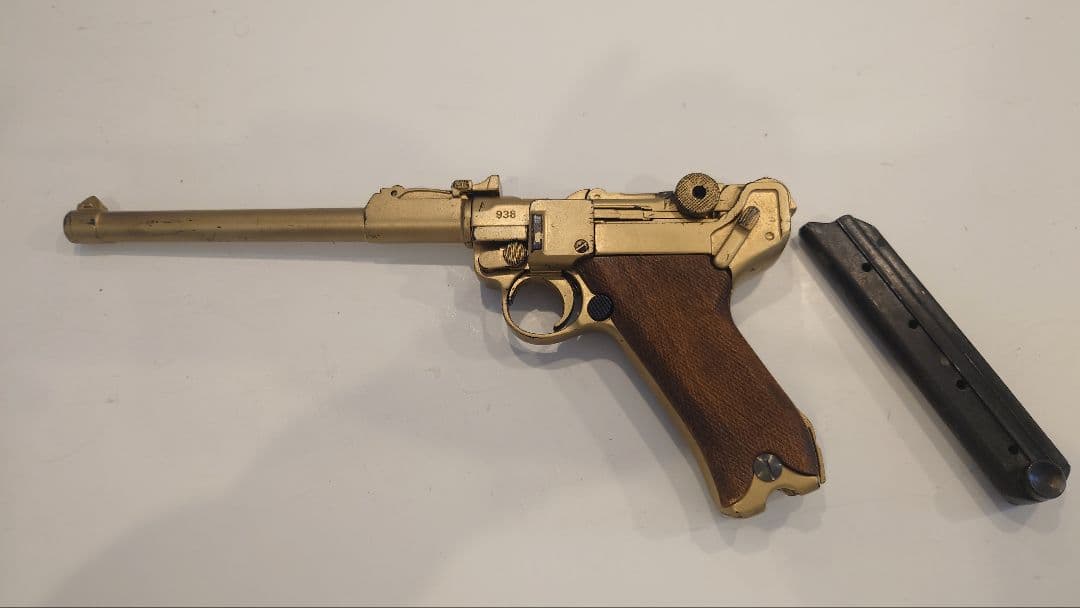 ルガー ゴールドモデルガン スペインデニックス製