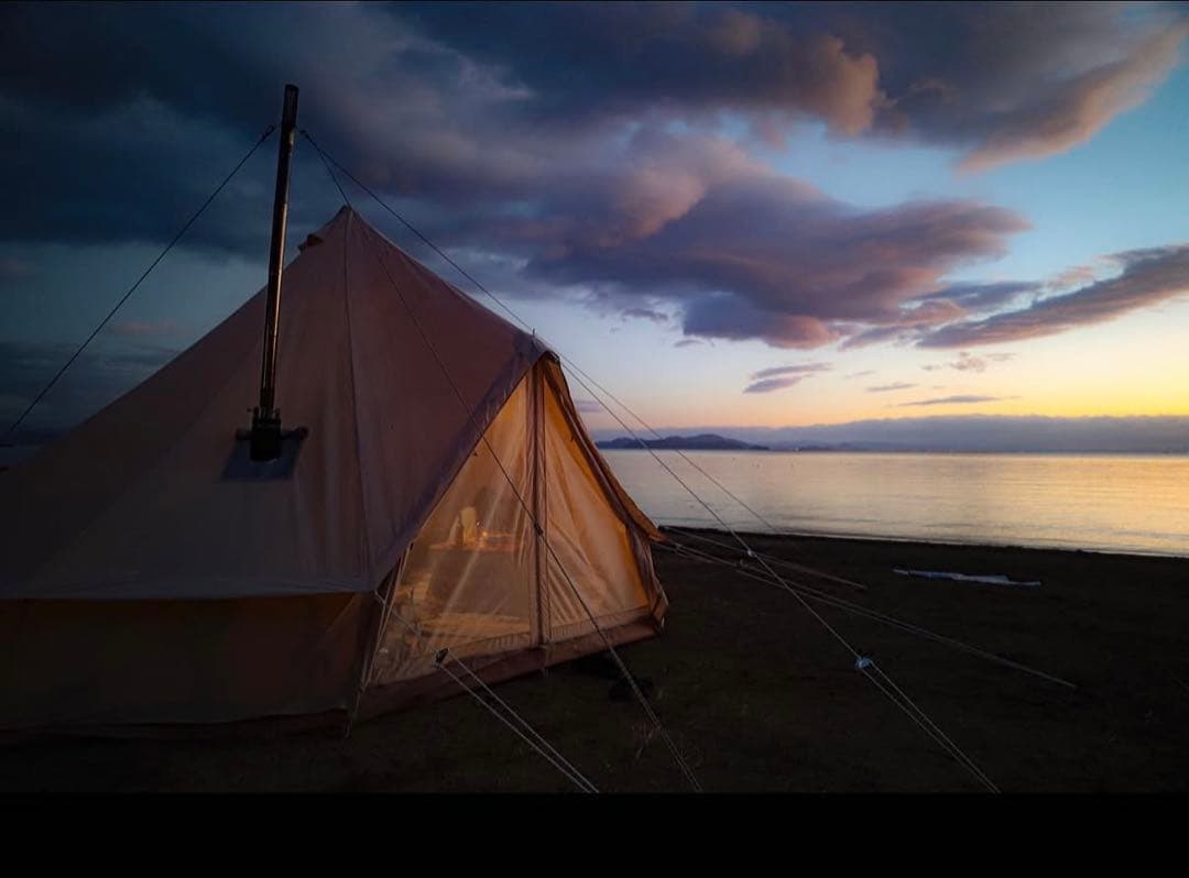 ベルテント 直径5m TCテント 撥水　キャンプテント 5-6人用 ファミリー