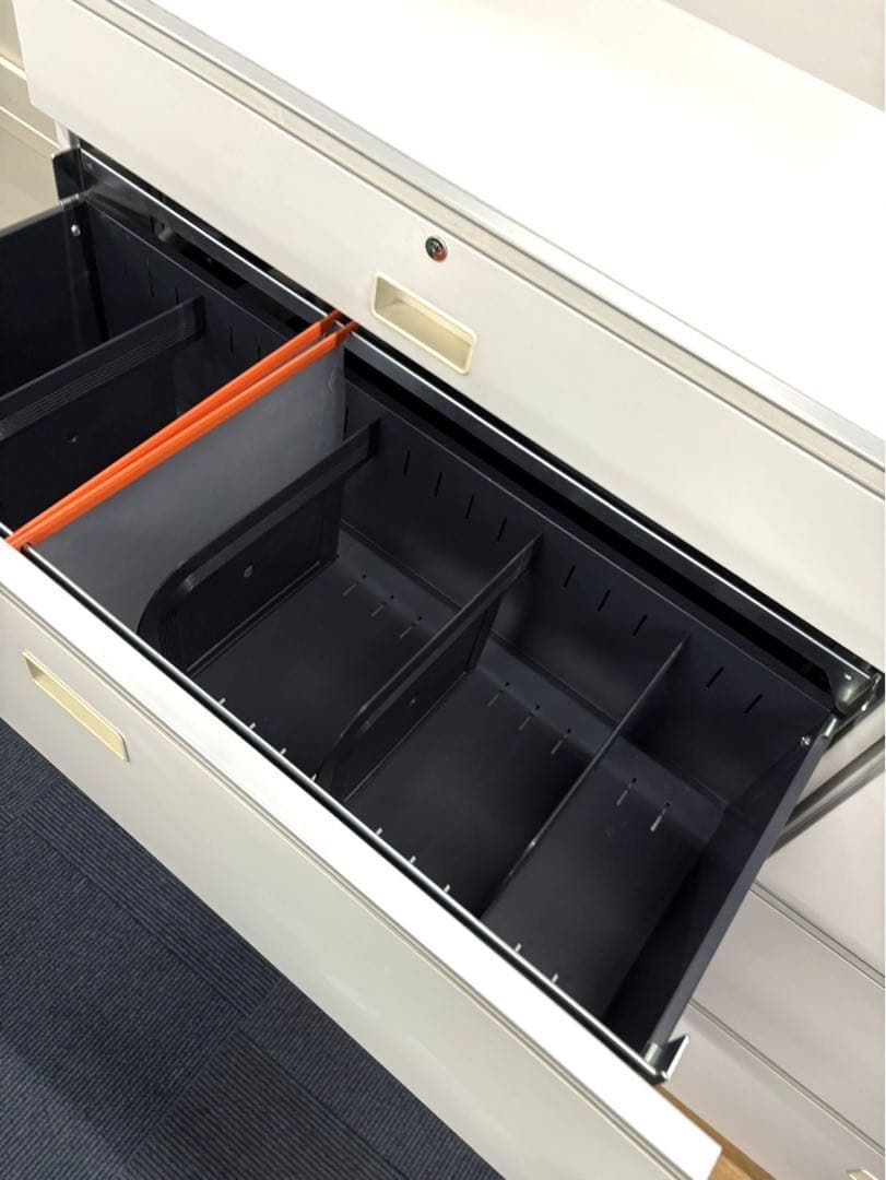 キャビネット 4段 HFM-109AFS-W9 鍵付き 引き取り限定静岡県富士市