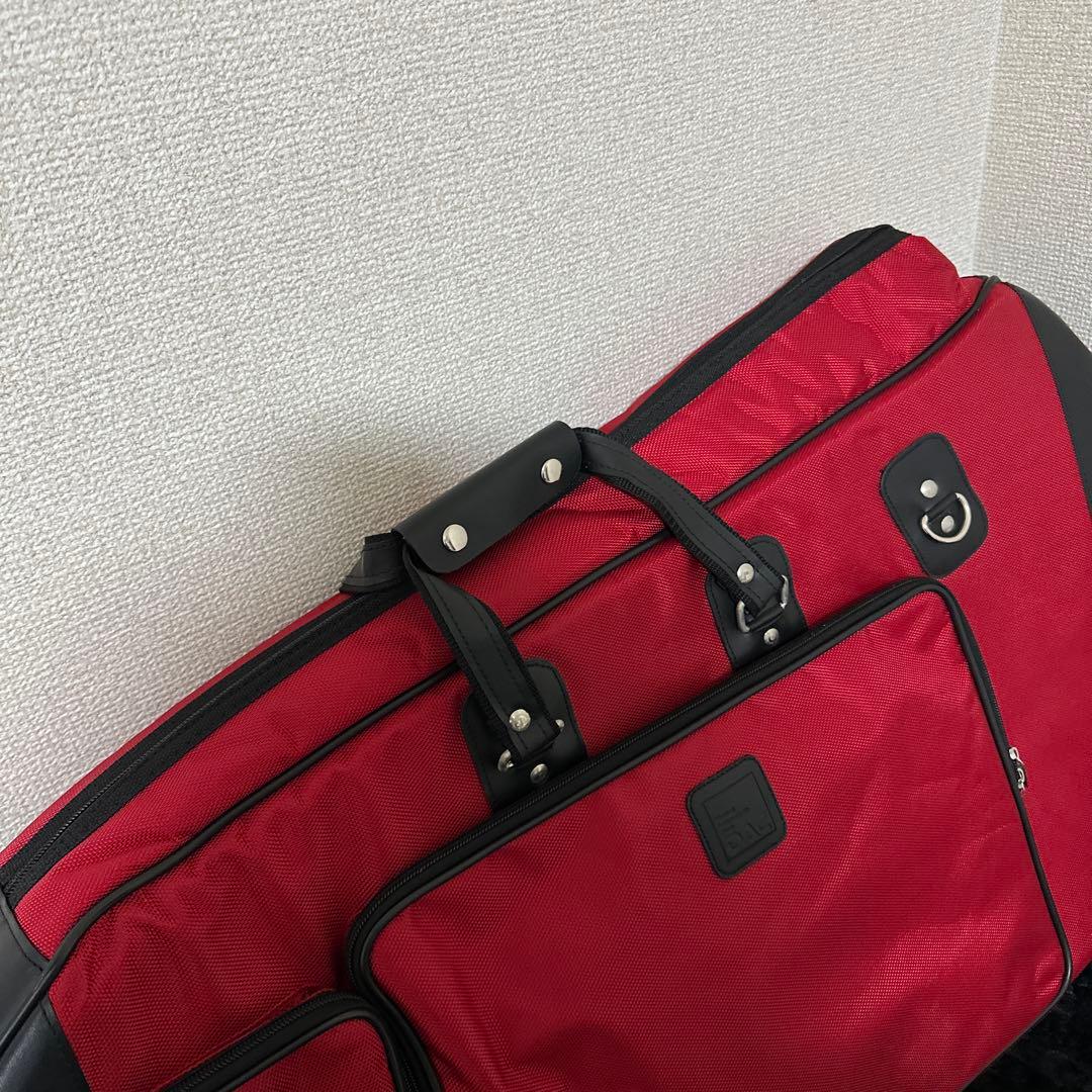 DAC ユーフォニアム用 ケース バッグ 管楽器 赤