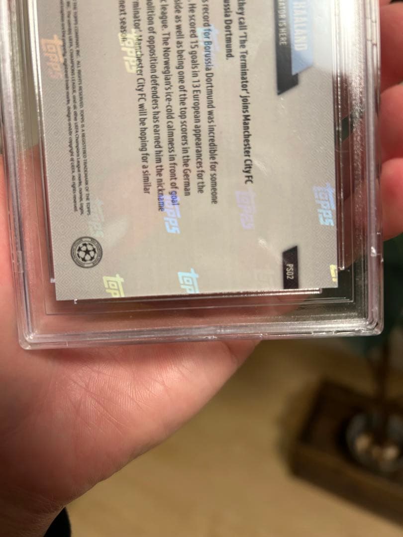 ハーランド サインカード haaland サッカー メッシ topps