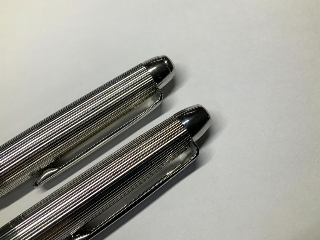 銀座和光 WAKO 銀仕上げ ボールペン シャープペン 2本セット ケース付き