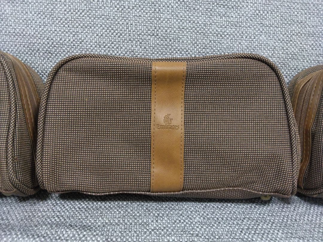 【BVLGARI】 エミレーツ航空　ビジネスクラス　ポーチ 5個