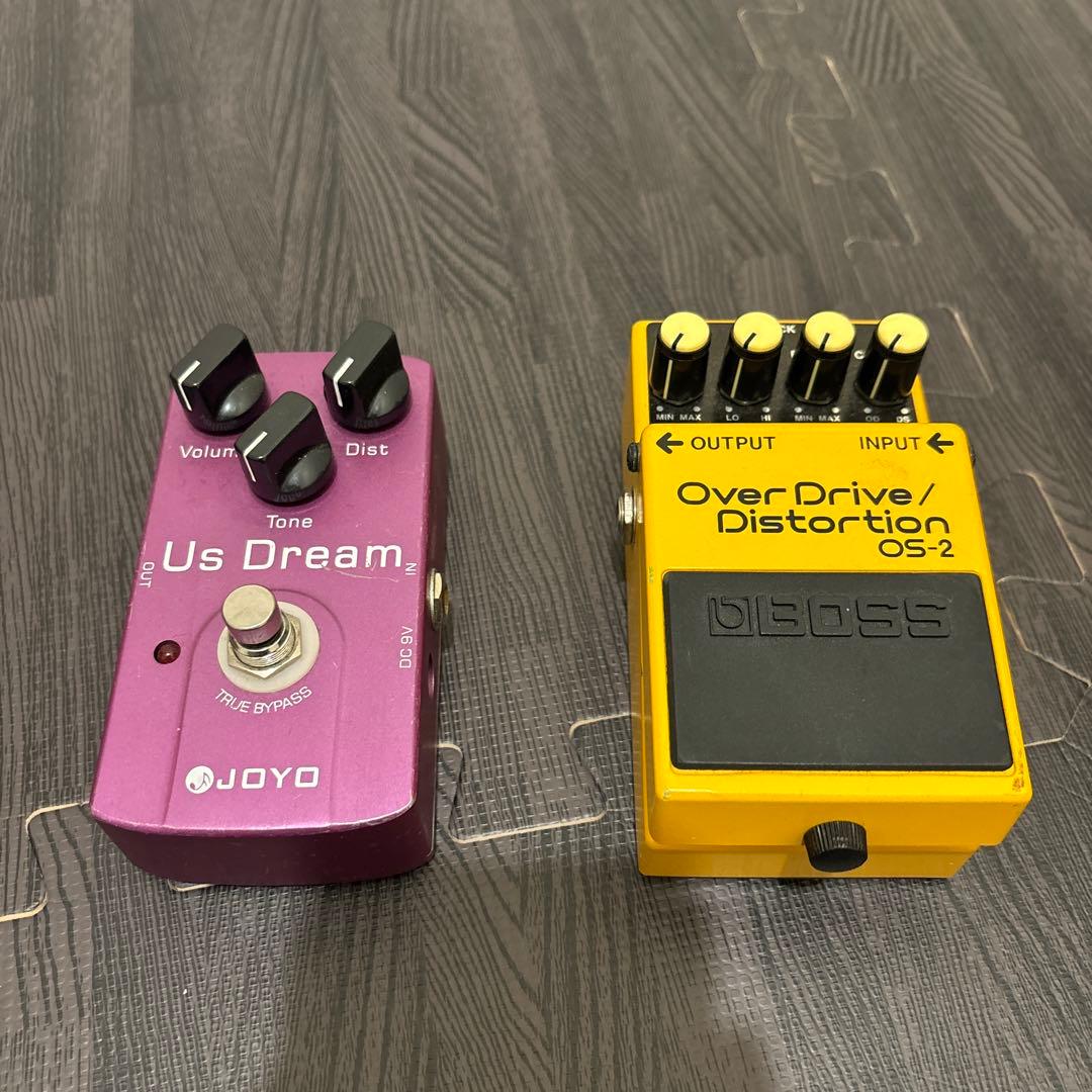 JOYO Us Dream & BOSS OS-2 エフェクター