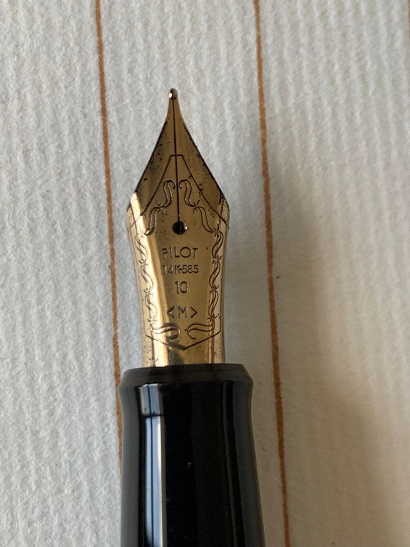 【希少】PILOT Art Craft 742 万年筆 木軸 14Kペン先