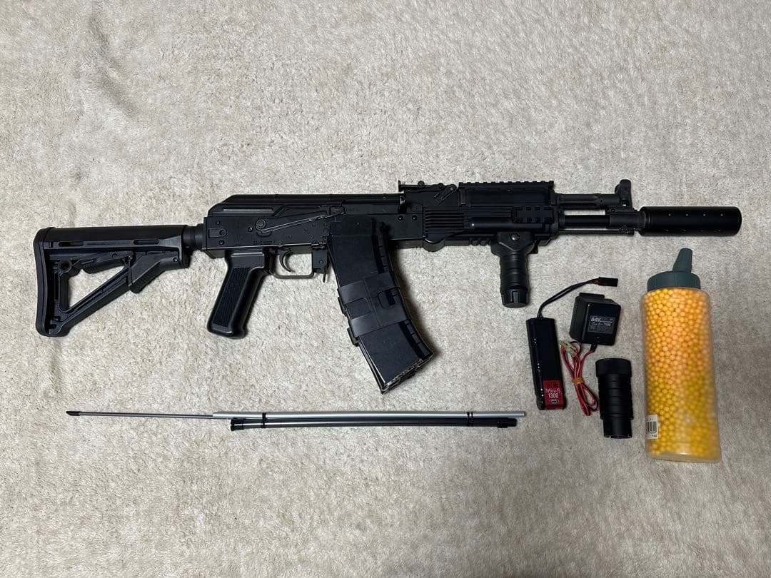 東京マルイ 次世代電動ガン AK102 カスタム付 属品多数