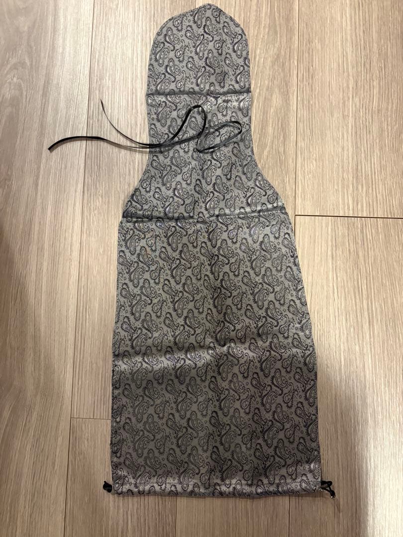 ヴァイオリン インナーバッグ（保護袋）／クラシックペイズリー・ブラックシルバー）