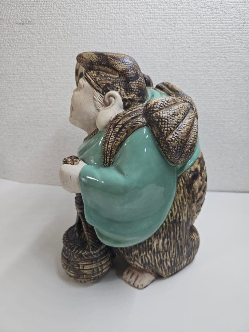 鯛持恵比寿　美術工芸　青磁　陶磁器　最終値下げ