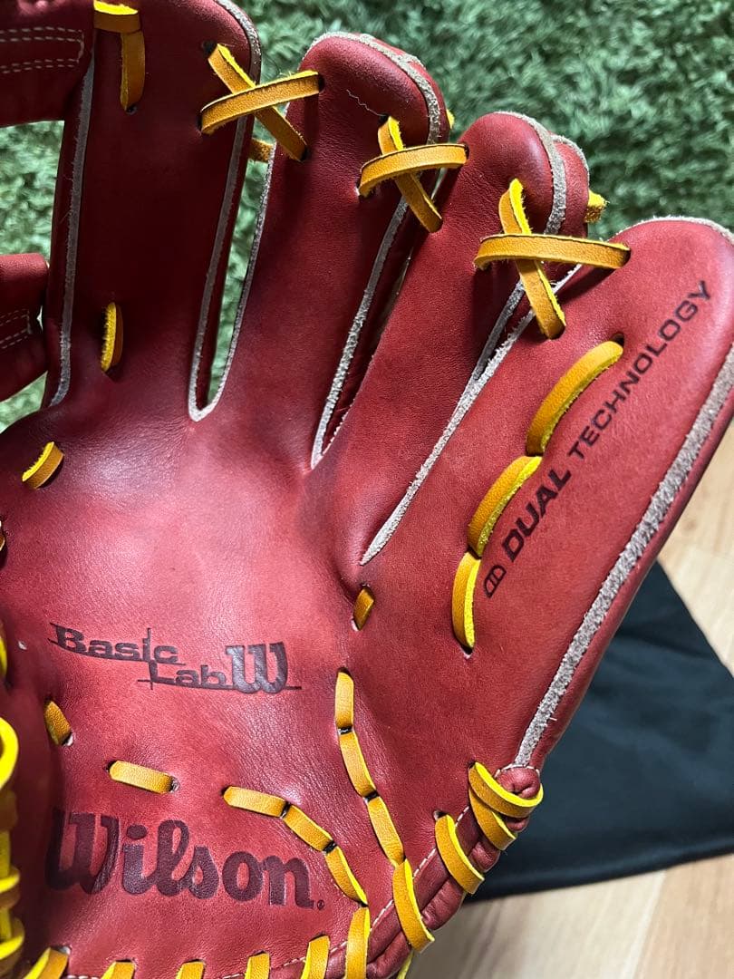 ウィルソン ベーシックラボ デュアル 軟式内野手用1723型 ブリック
