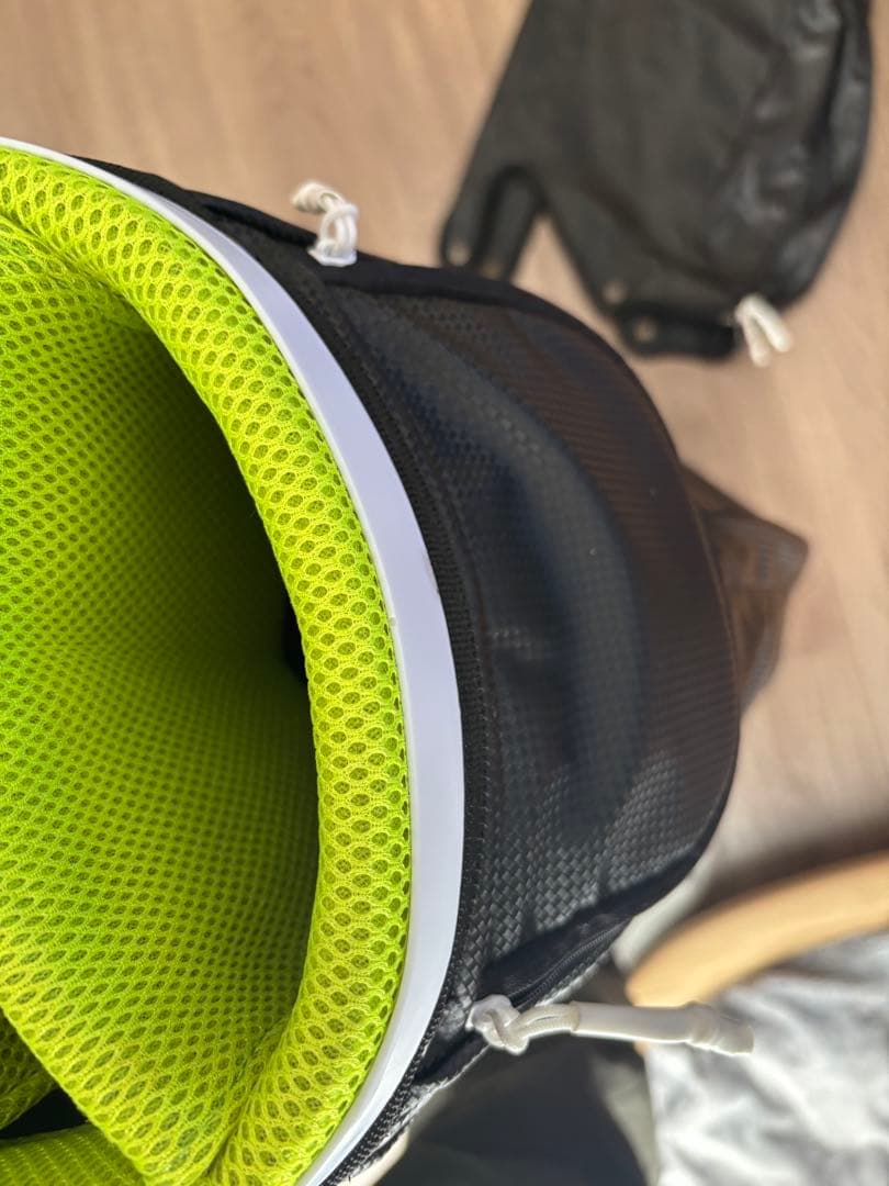 【美品】BRIDGESTONE ゴルフバッグ 黒/黄緑