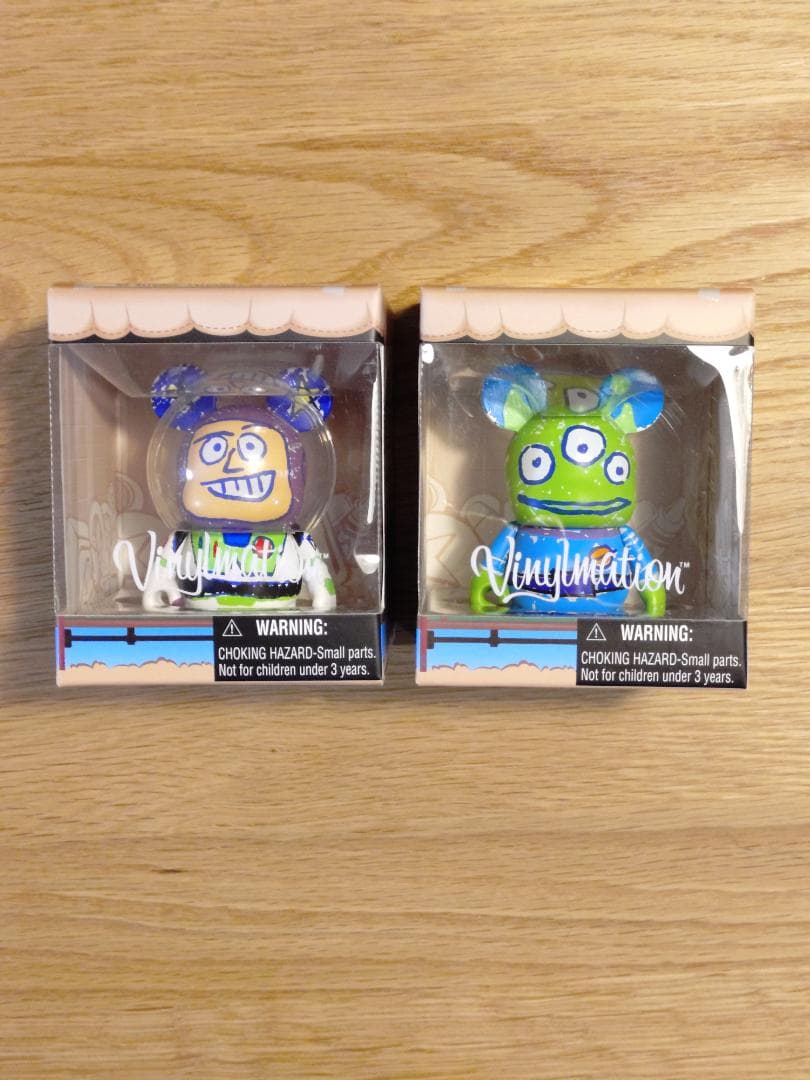 [レア] トイストーリーマニア バイナルメーション セット（バズ、エイリアン）