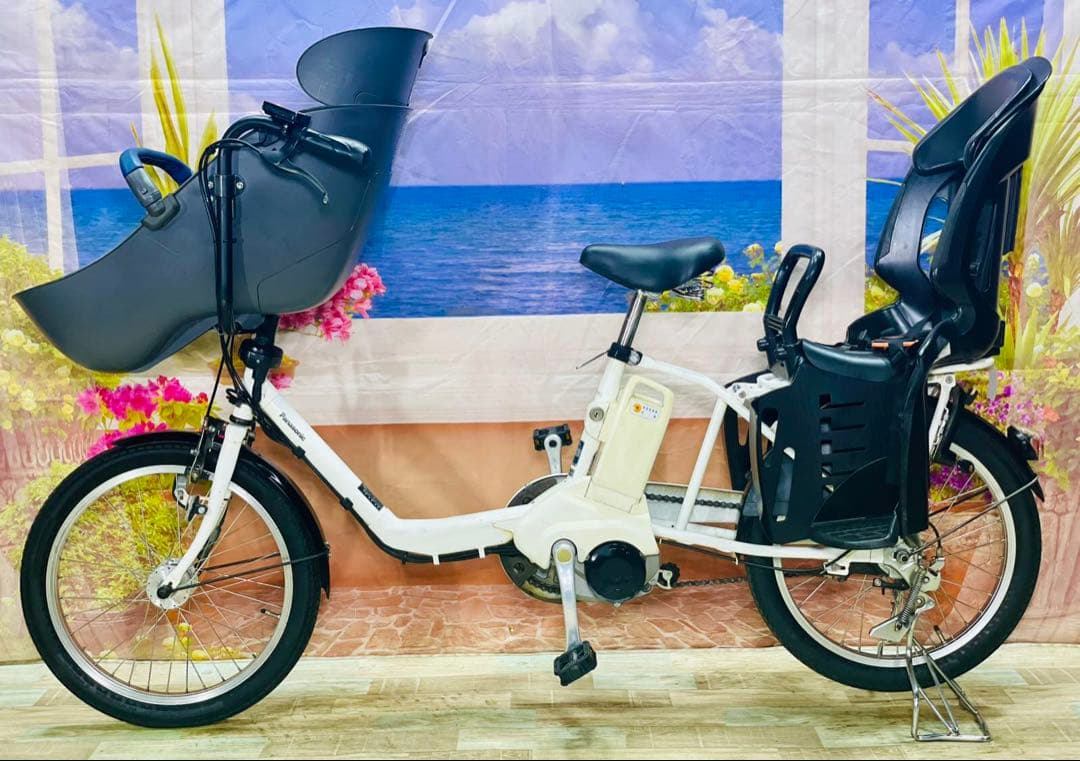 Y2470パナソニックギュット⭐️12AH！子供乗せ電動アシスト自転車