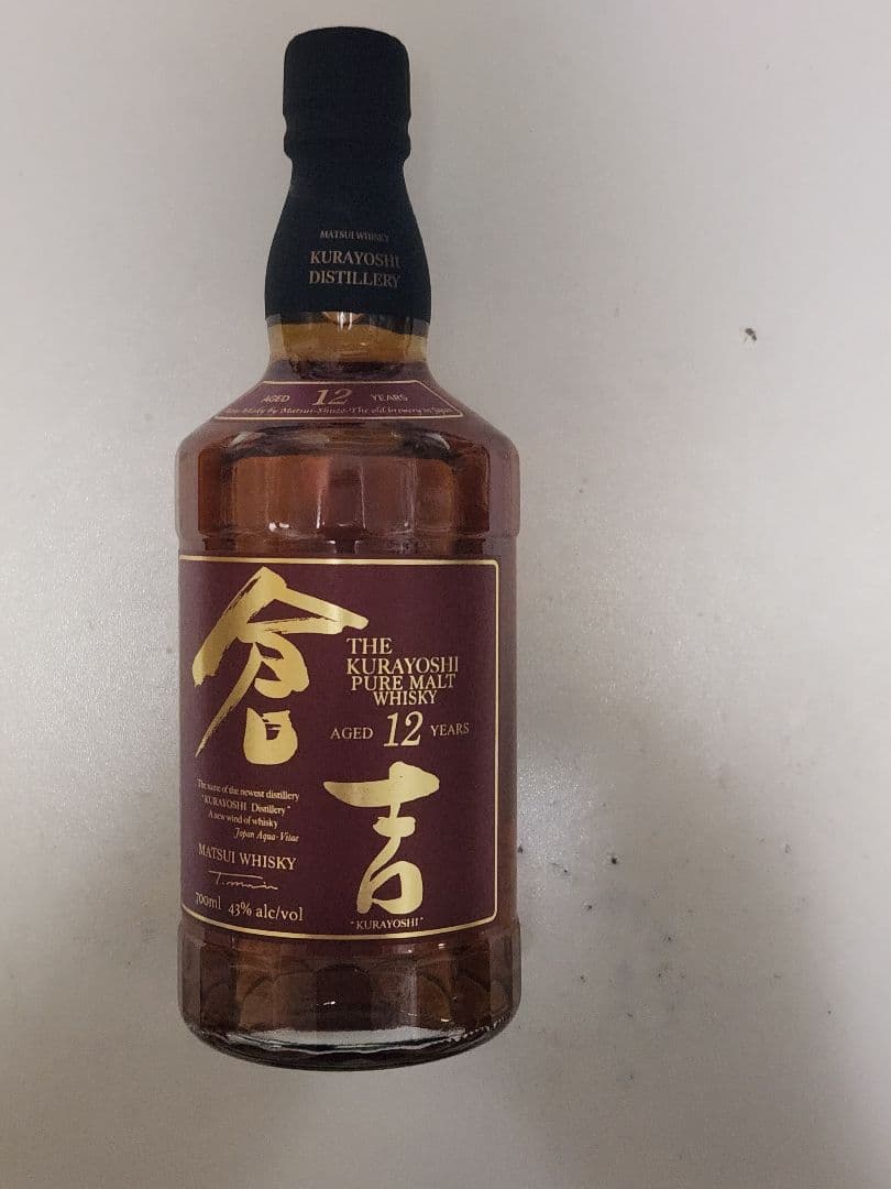 マツイピュアモルトウイスキー倉吉１２年