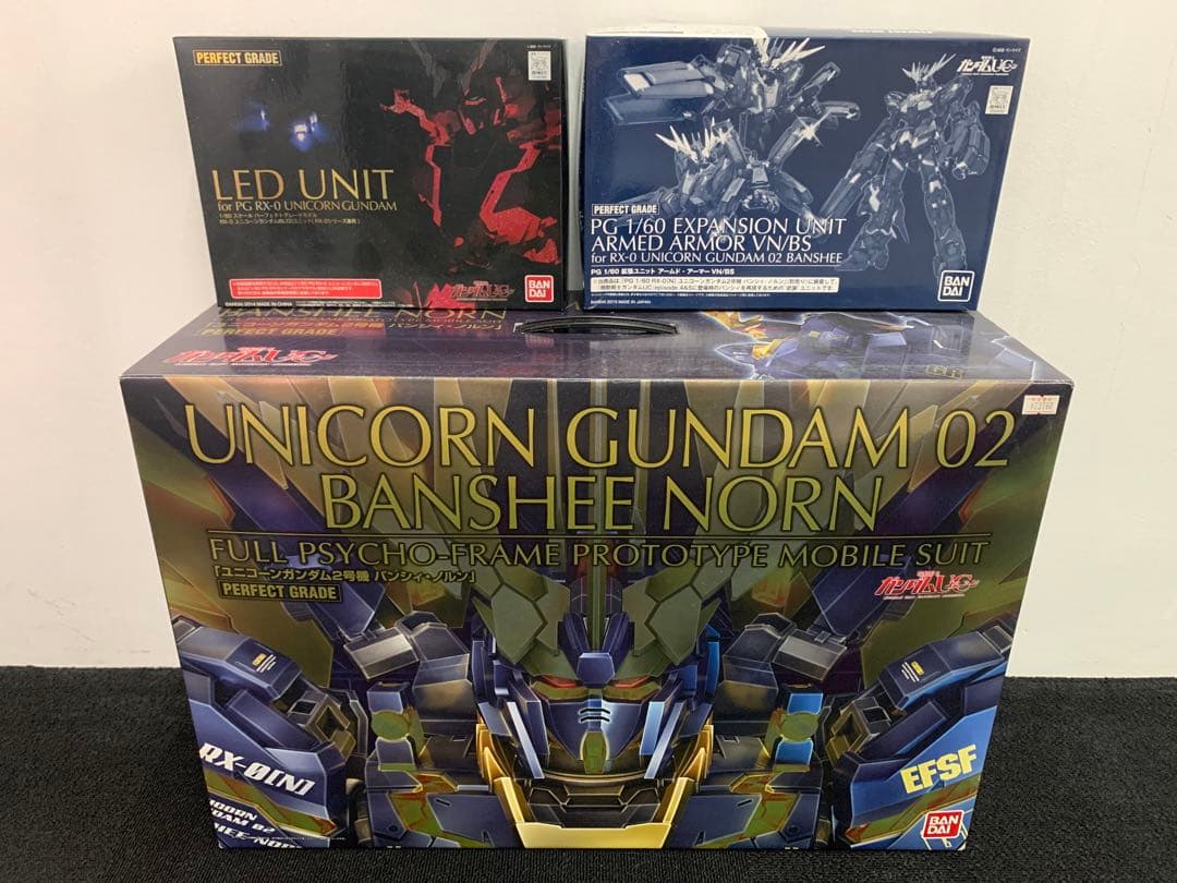 PG ユニコーンガンダム2号機 バンシィノルン +LEDユニット +拡張ユニット