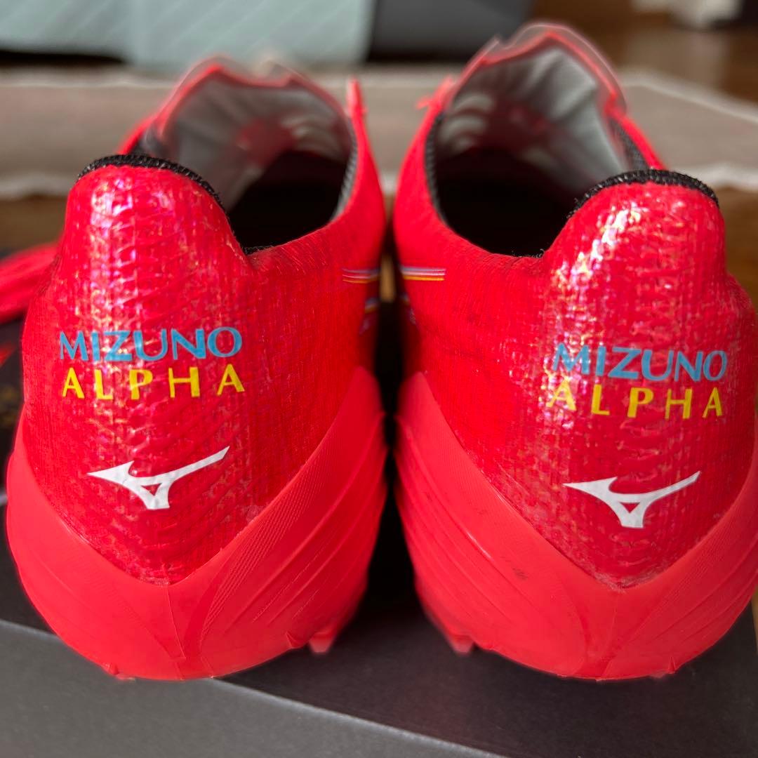 Mizuno Alpha スパイクシューズ 赤 28センチ　日本製