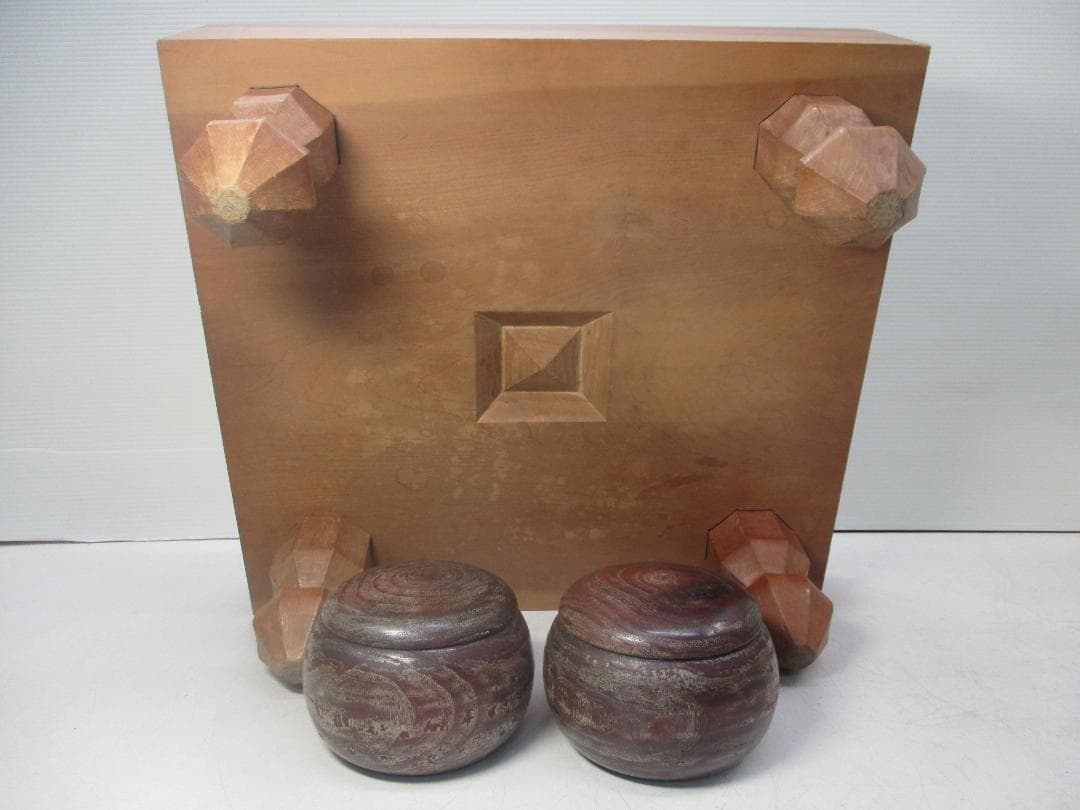 古い囲碁セット 囲碁盤 碁石セット 厚さ10cm