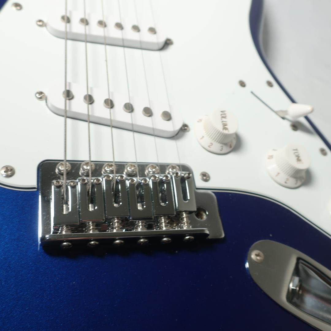 美品 Photogenic ストラトタイプ エレキギター ブルー ケース付