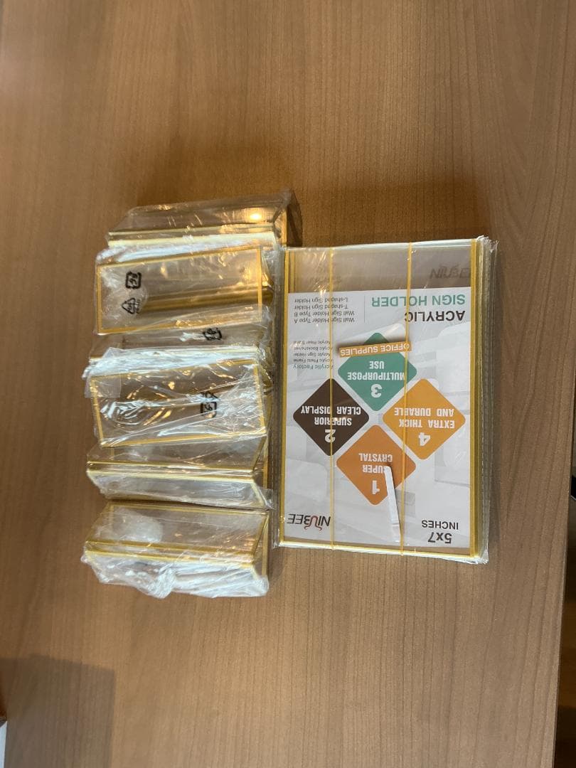 ゴールドサインホルダー 12パック 5x7 12Pack 237K863