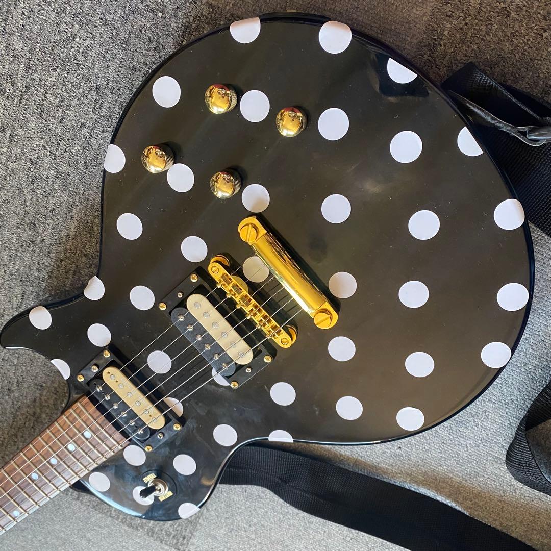 セイモアダンカンPAF搭載 バーニードット柄エレキギターランディーローズ