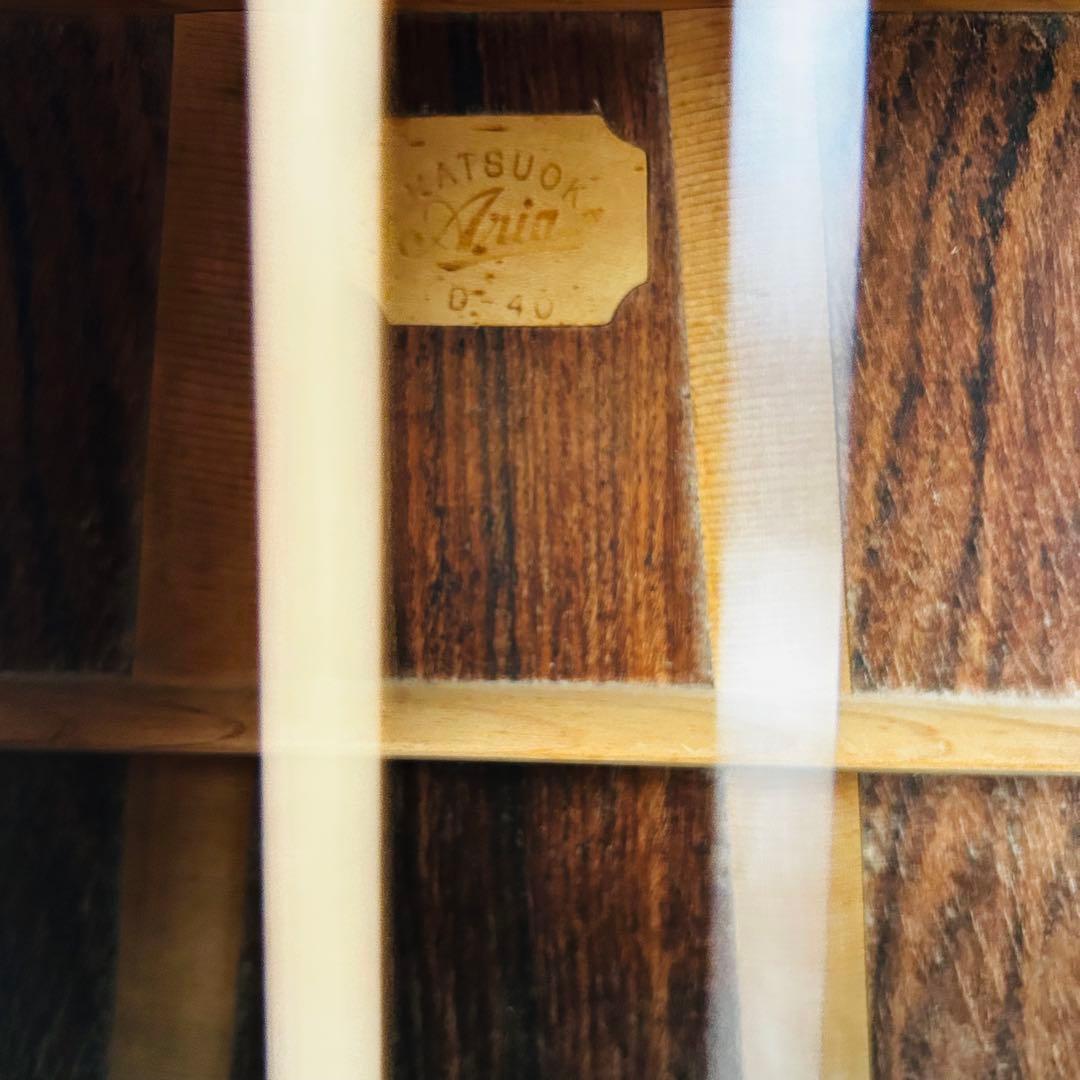 Aria Dreadnought D-40 松岡良治工房製 ハカランダ