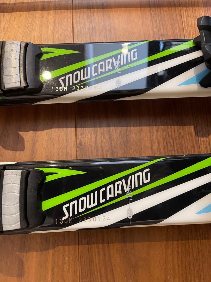  CARVING スノーカービング スキー板130㎝ ストック　セット