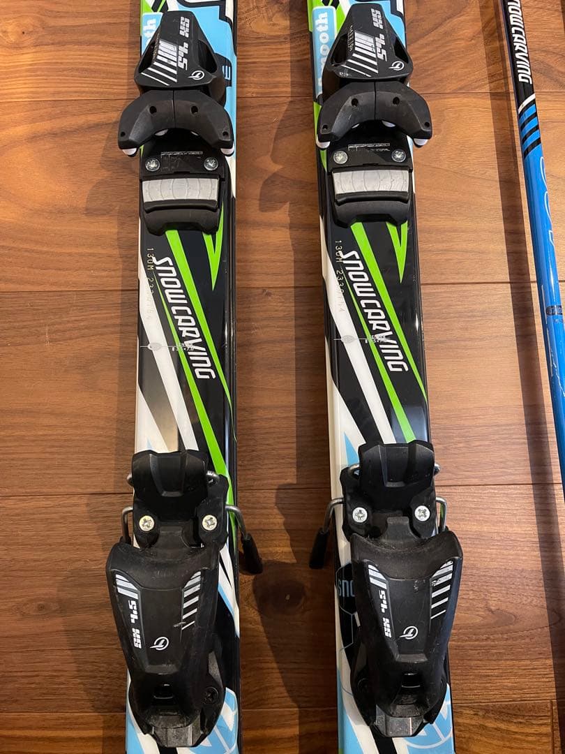  CARVING スノーカービング スキー板130㎝ ストック　セット