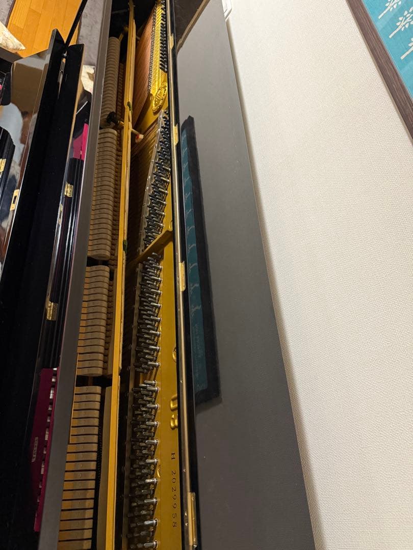 Yamaha U3Hアップライトピアノ黒色