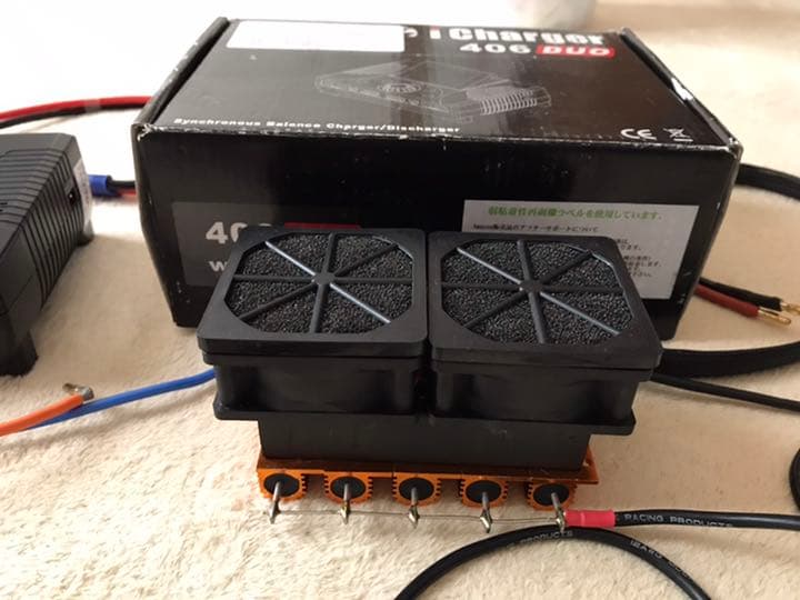 充電器　放電機　iCharger406DUO 抵抗器付き　40A放電可能