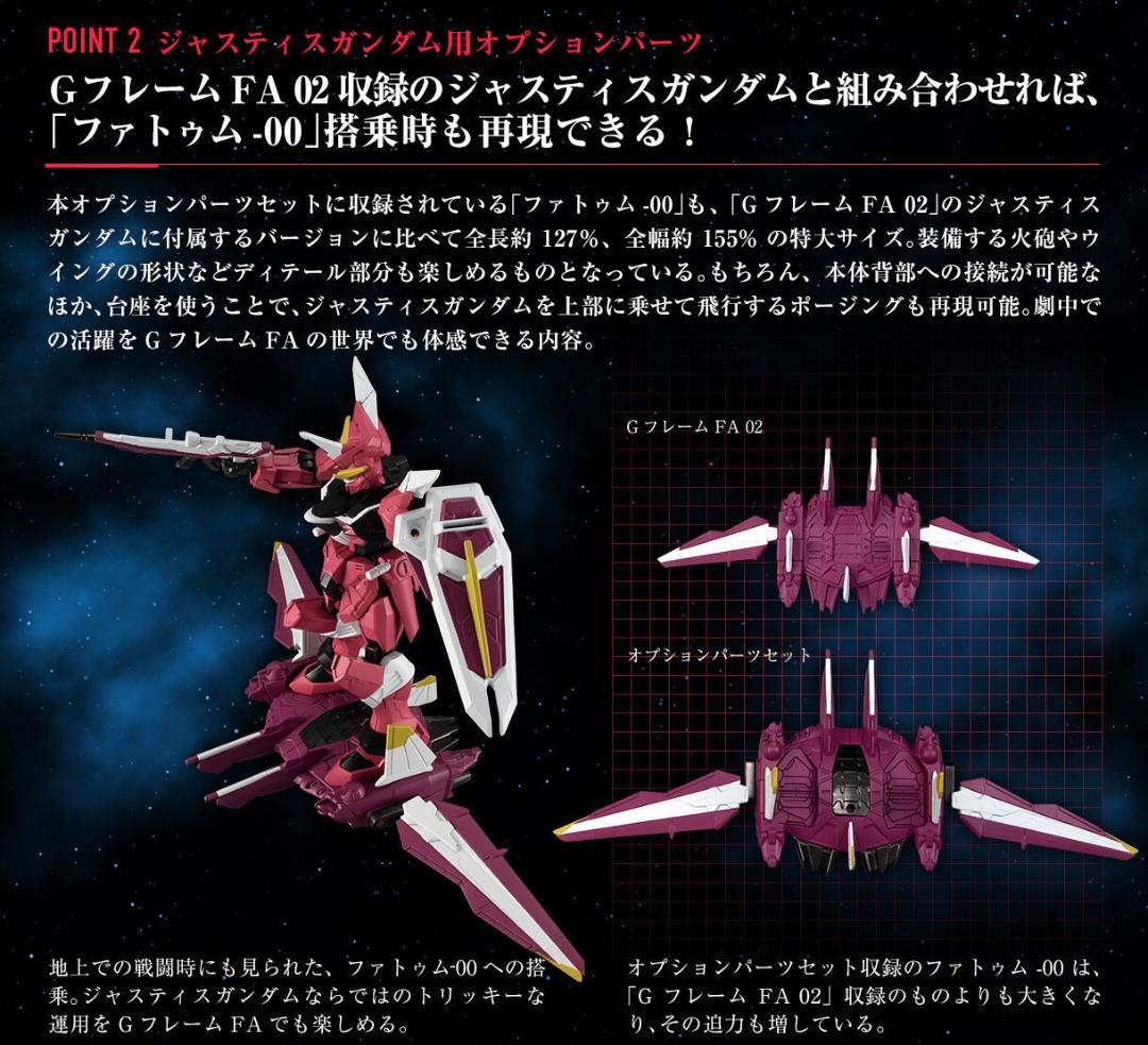 オプションパーツセット GフレームFA フリーダムガンダム＆ジャスティスガンダム