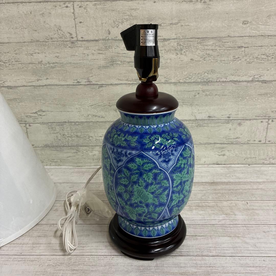 青華緑彩 テーブルランプスタンド
