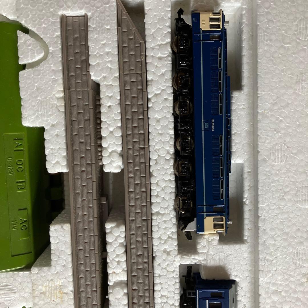 TOMIX Nゲージ レール＋車両セット 動作確認済 パンタグラフ欠損あり