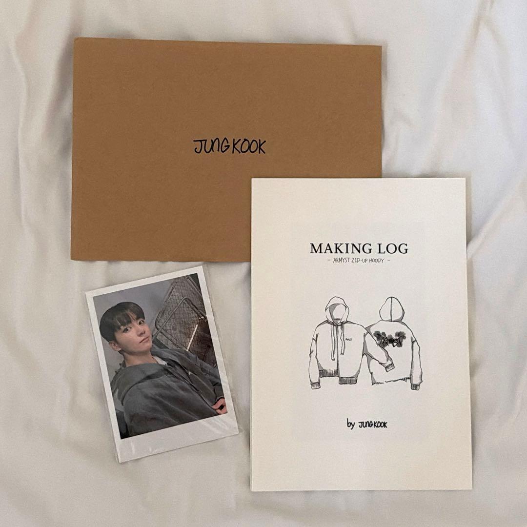 BTS JUNGKOOK ジョングク フーディ トレカ メイキングログ