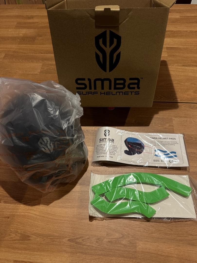 サーフィン・ボディボード Simba surf helmet - Black - Size s
