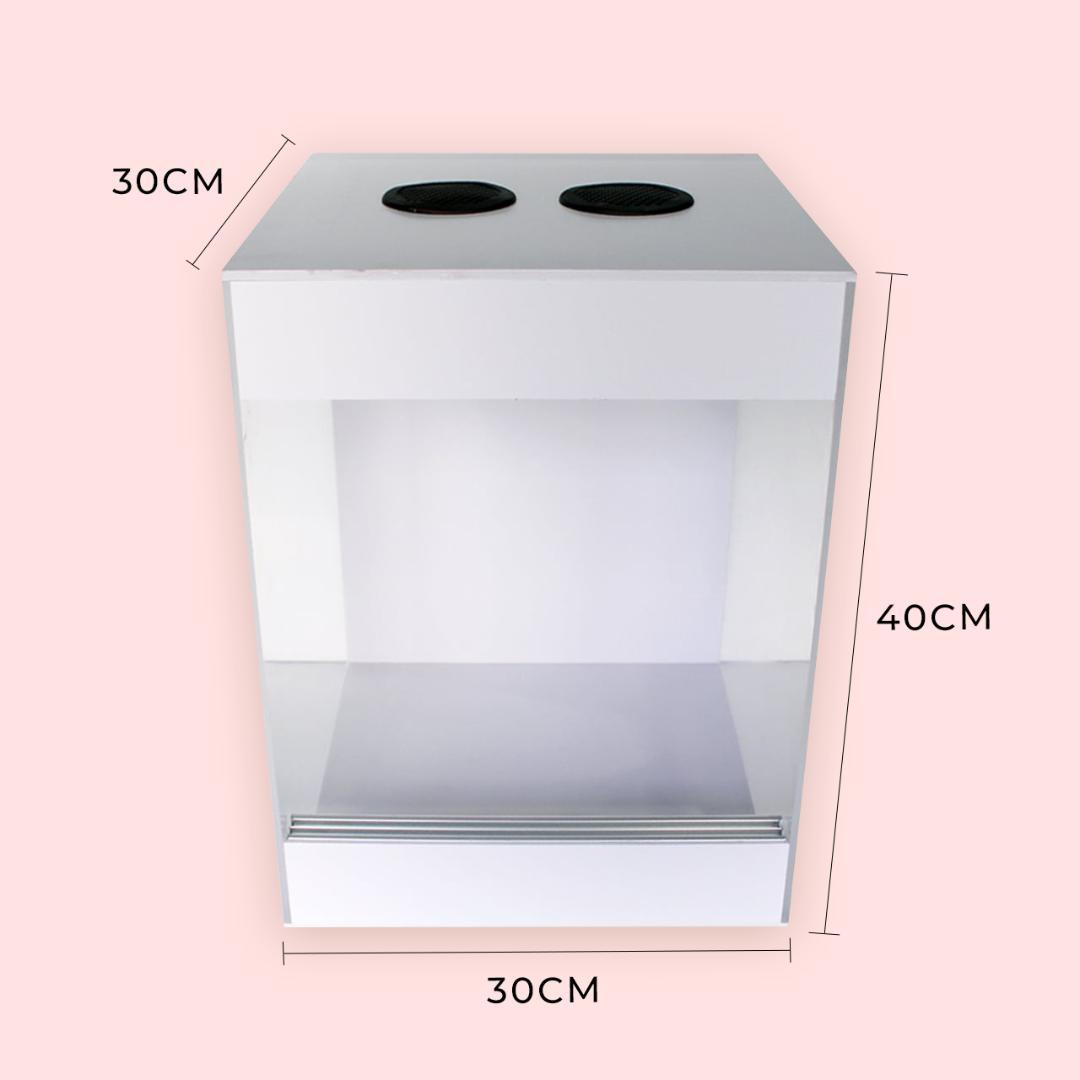 アクリル飼育ケージ 30cm x 30cm x 40cm　-M SIZE-