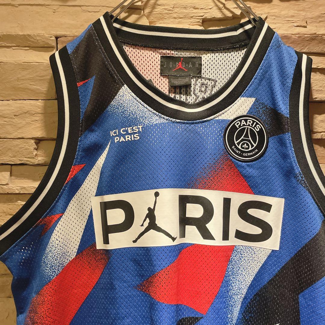【希少】Jordanジョーダン×パリサンジェルマン/タンクトップ/大人気XL