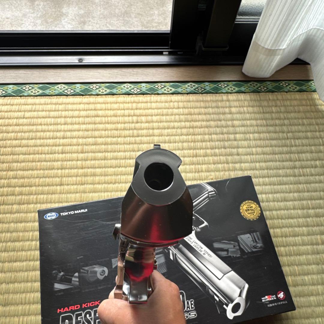 岩間博幸 東京マルイデザートイーグル　クロームステンレス　カスタム