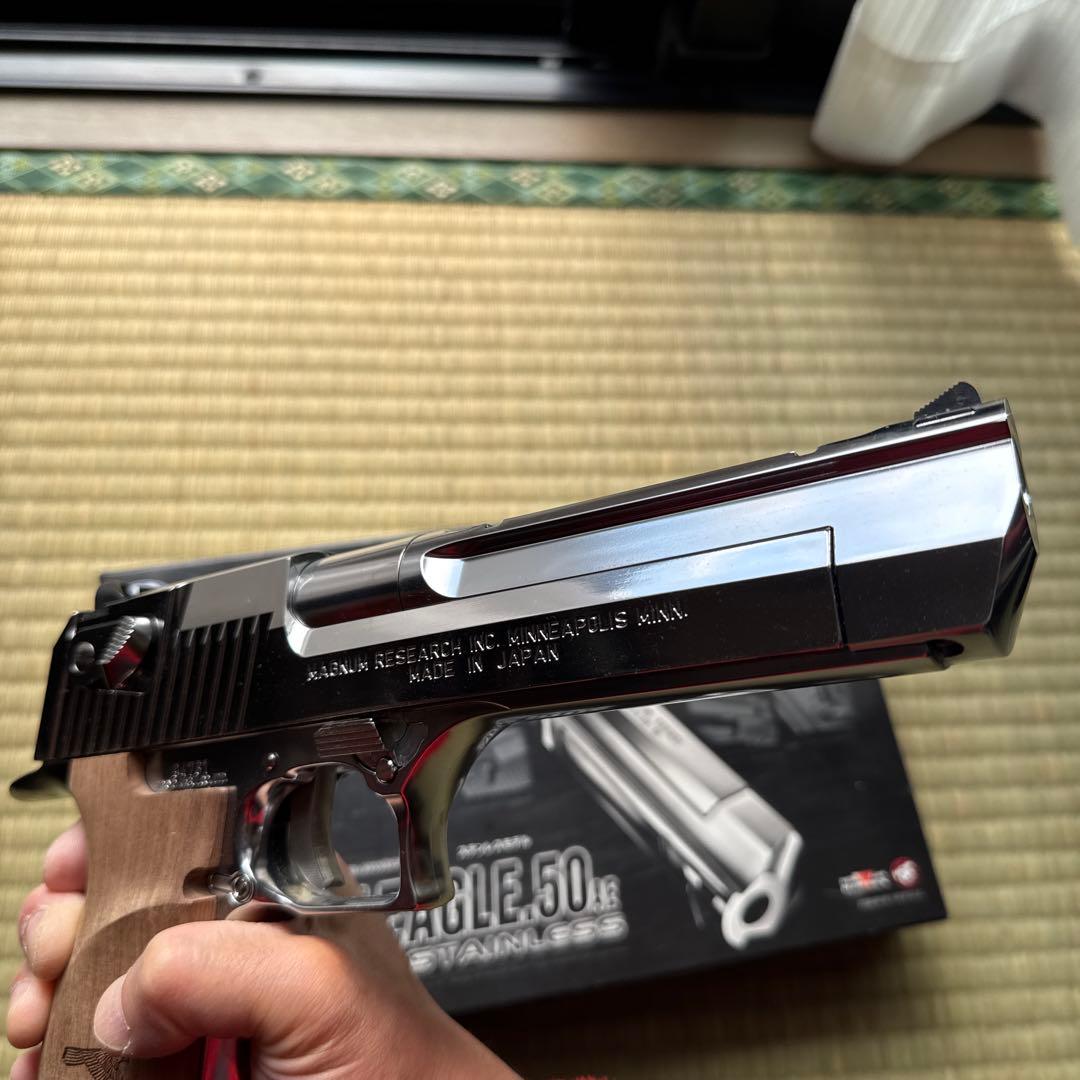岩間博幸 東京マルイデザートイーグル　クロームステンレス　カスタム