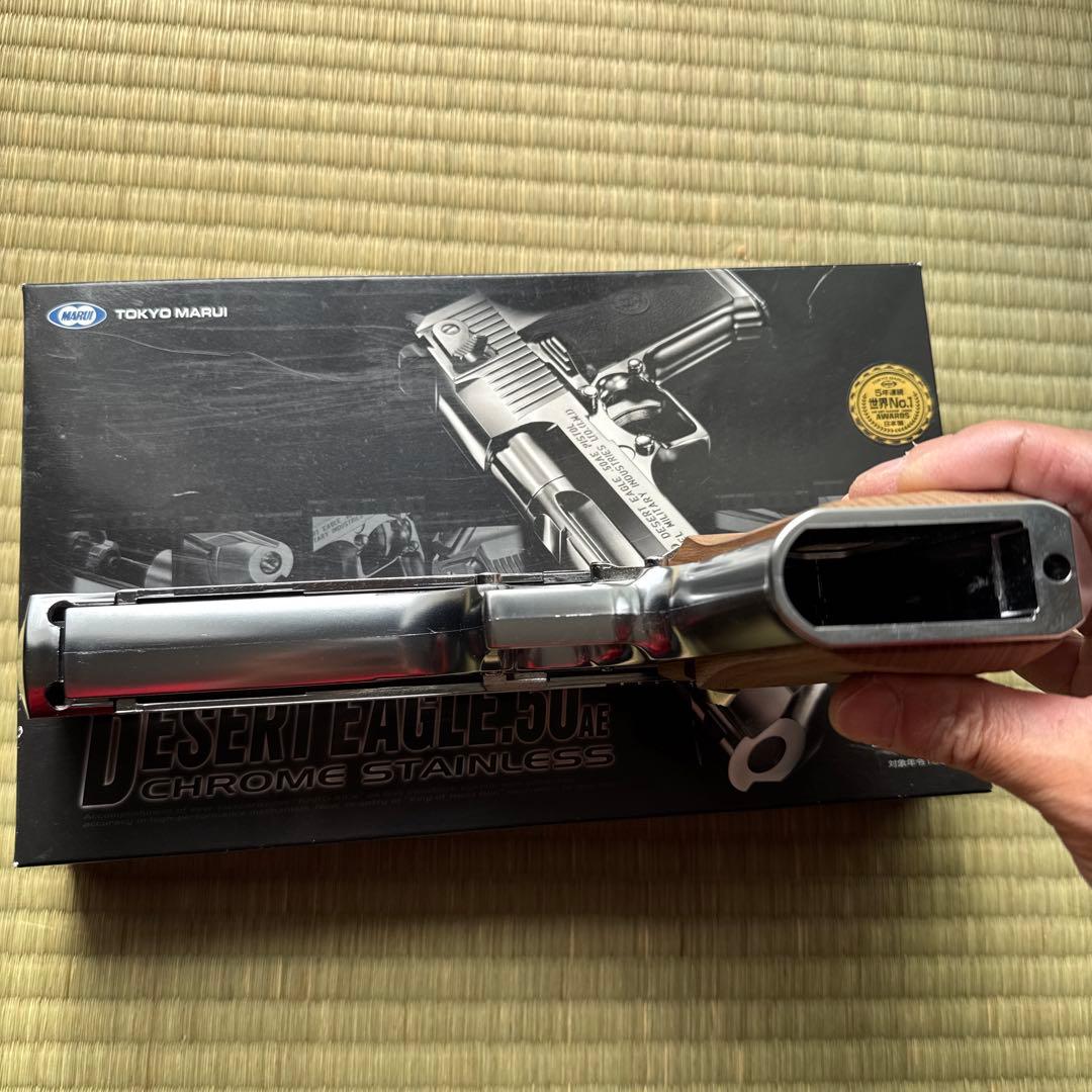 岩間博幸 東京マルイデザートイーグル　クロームステンレス　カスタム