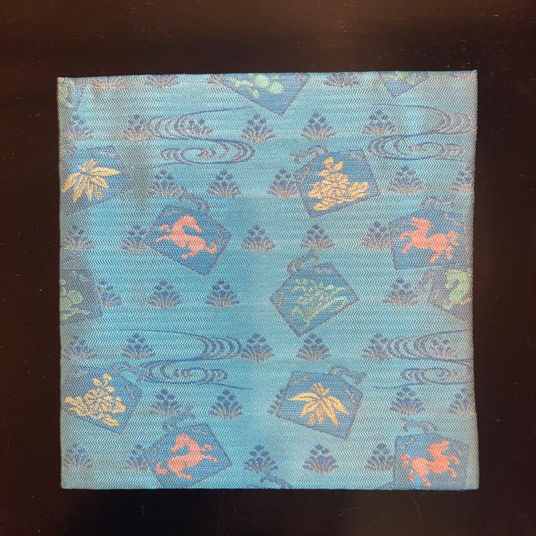 茶道用古帛紗 青地