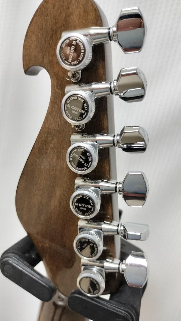 オリジナル エレキギター オイルフィニッシュ ギグバック付き