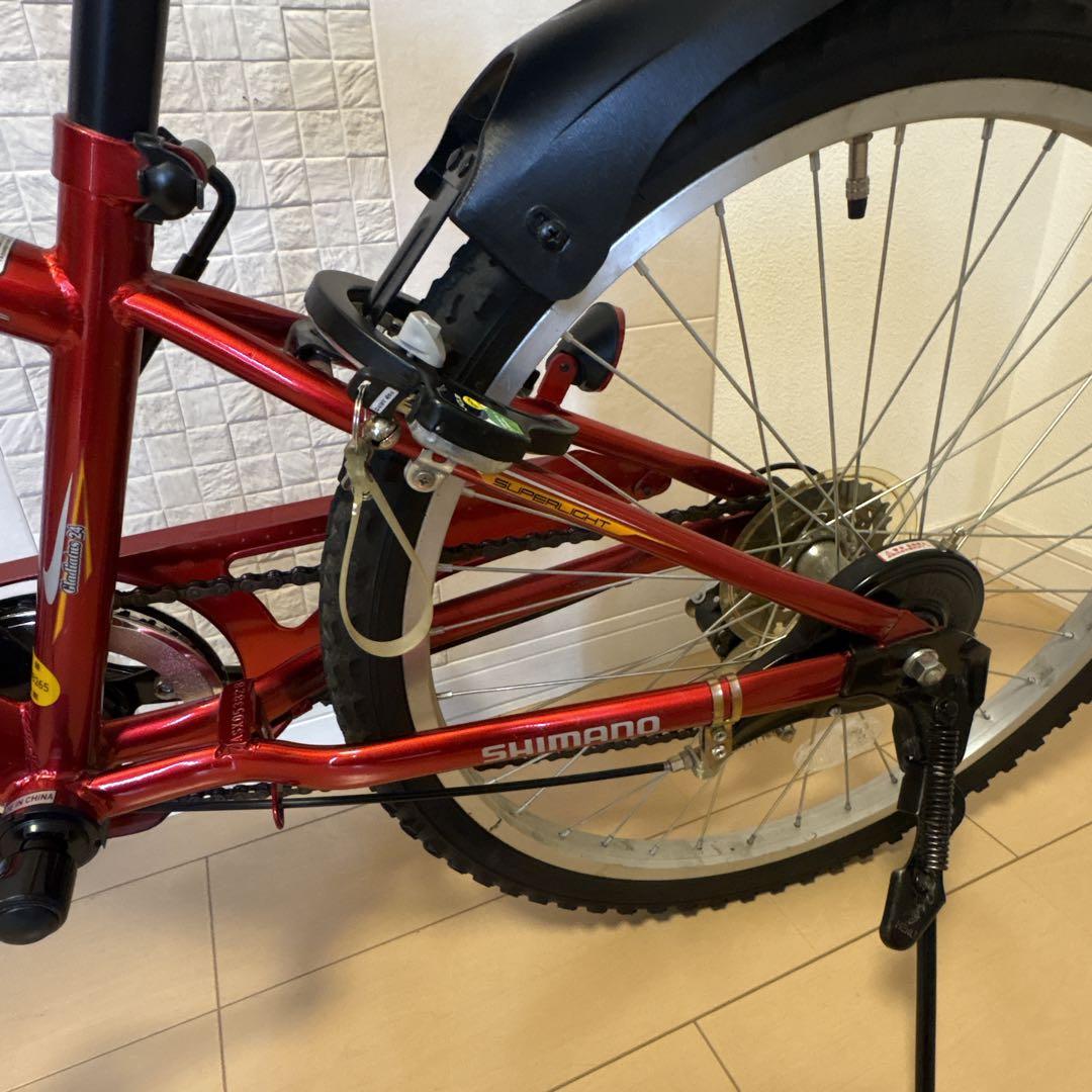 子供用　マウンテンバイク　24インチ　自転車　赤　キッズ　男の子　愛知県　レッド