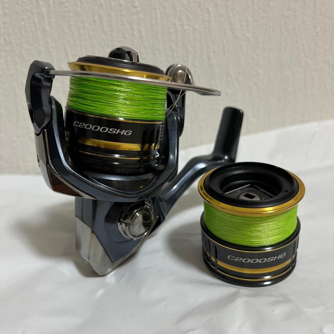 美品　SHIMANO ULTEGRA C2000SHG リール　替えスプール付き