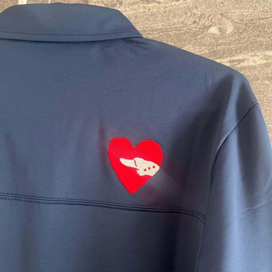 新品★ROUGH AND SWELL ネイビー 長袖シャツ