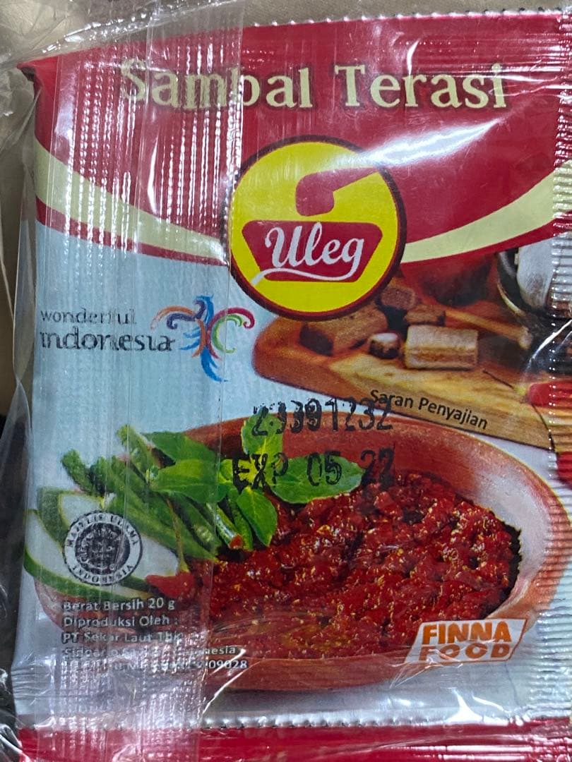 あああまま　550個 Finna Sambal Uleg Terasi他