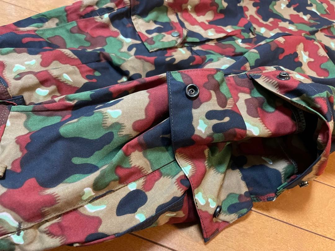 実物　スイス軍　ミリタリー ジャケット　パンツ　上下セット　サバゲー
