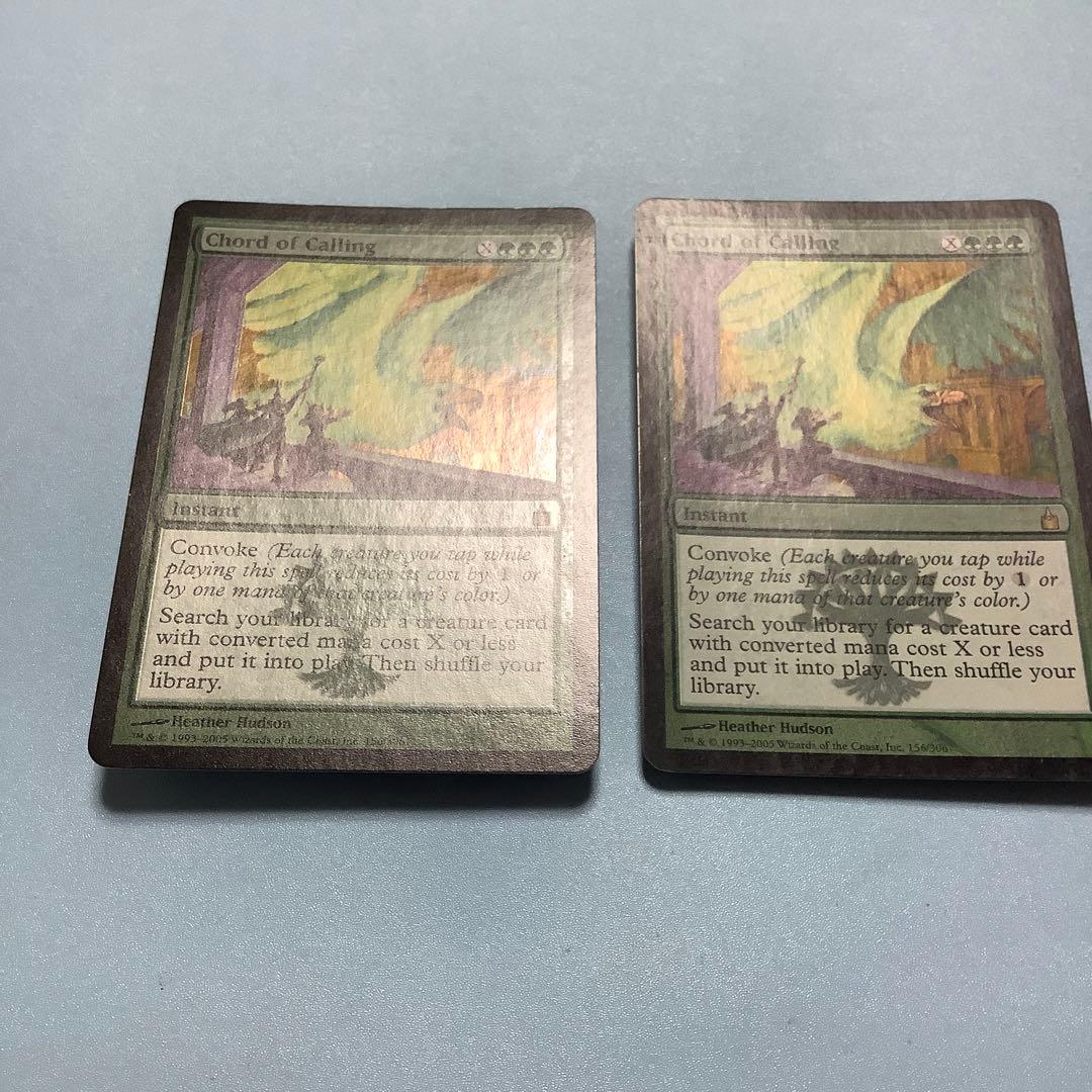 *バラ売り可*   召喚の調べ　RAV英語foil2枚セット