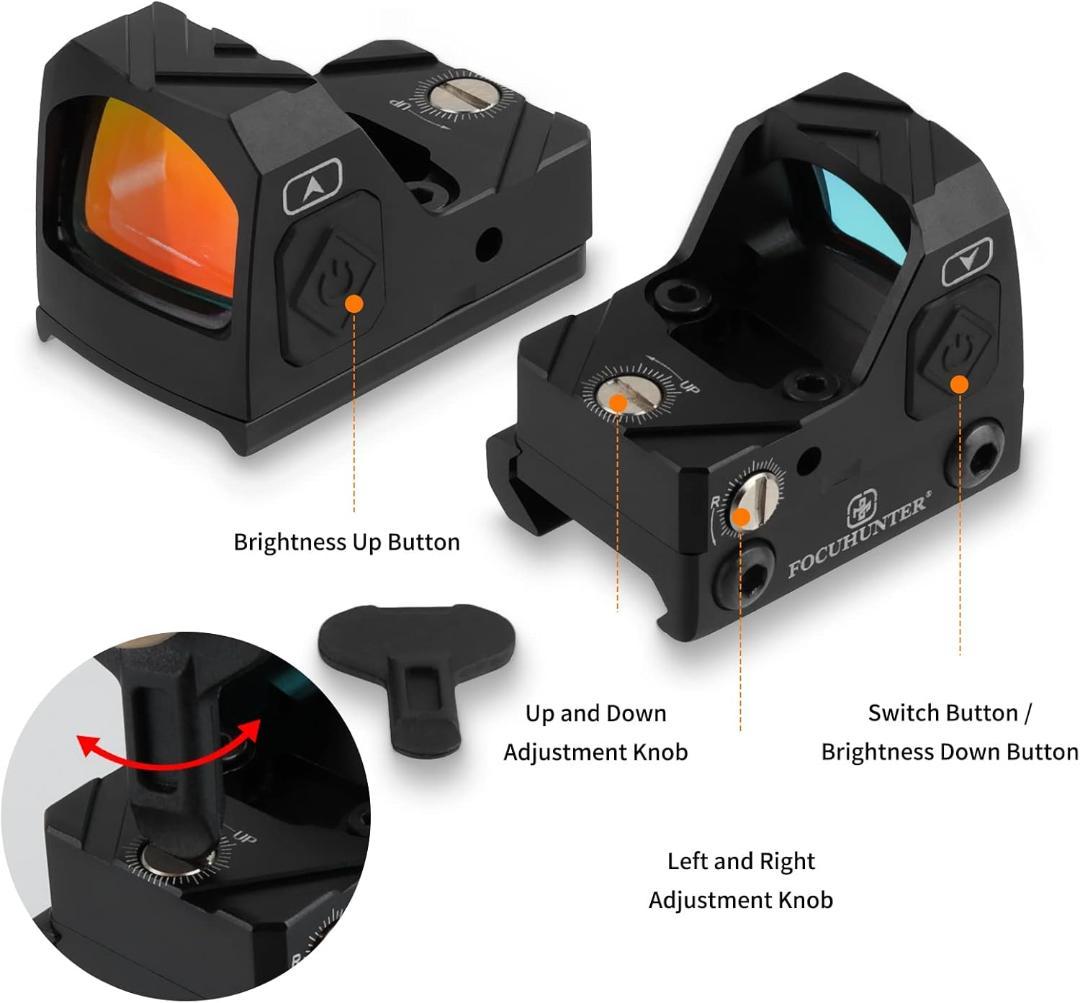 レッドドットサイト 1X22 2MOA ミニ マイクロ Red Dot Sigh